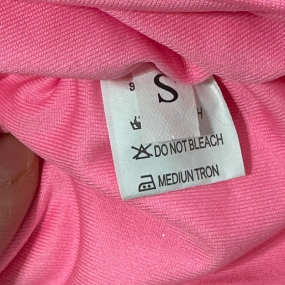 Pink spaghetti strap Bodycon Dress - small - Picture 8 of 8